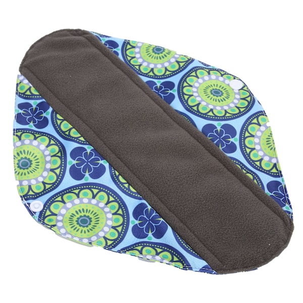 Genanvendelig menstruationsbind, vaskbar, superabsorberende, vandtæt, til kvinder, 19 x 21 cm / 7,5 x 8,3 tommer