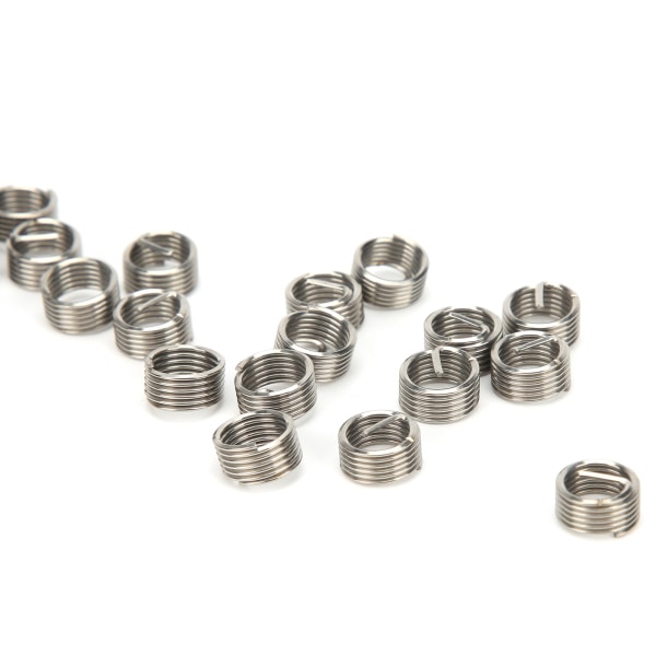50 stk. gevindindsatser han-hun reduktionsmøtrik reparationsværktøj rustfrit stål fastener M8x1x1D