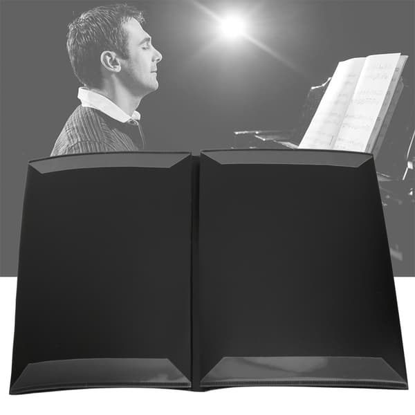 Notmapp A4-storlek 4 sidor Musiktema Pianonotmapp för Pianist