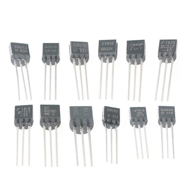 840 st/set 24 värden TO-92 Transistor BC547 BC327 Transistorset