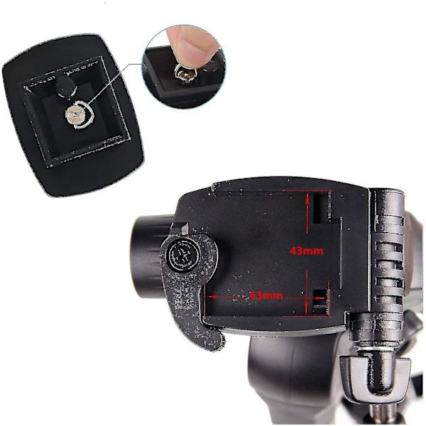 Universal Quick Release QR-platta för Velbon CX-444, CX-888, CX-460, CX-460mini, CX-470 - 2-pack