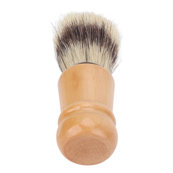 Miesten parranajoharja, puinen varsi, ihoystävällinen parranpuhdistustyökalu