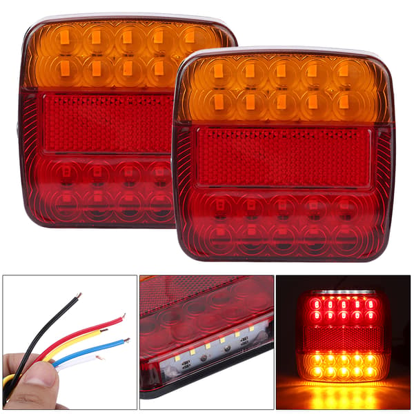 12V 26LED Lyslampe Høj Lysstyrke Nem Installation Universal Tilbehør til Trailer
