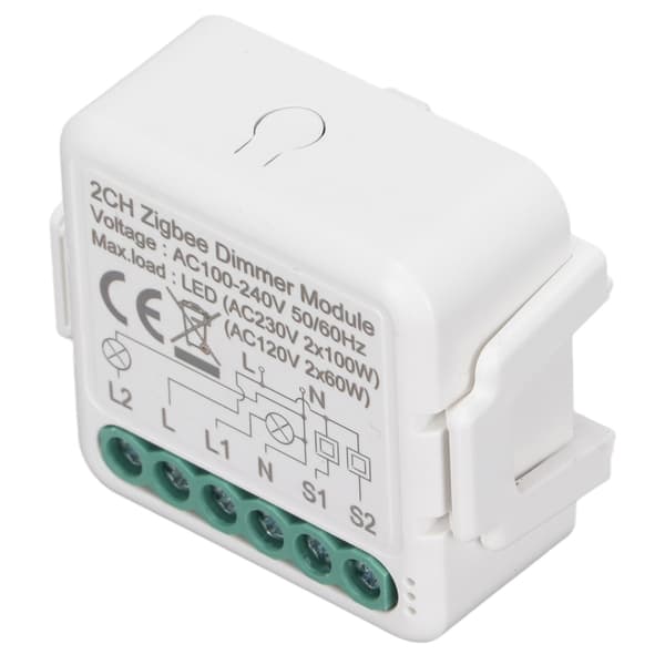 Smart Switch-modul Trådløs kontroll Intelligent WiFi-brytermodul for elektriske apparater AC 100-240V ZigBee