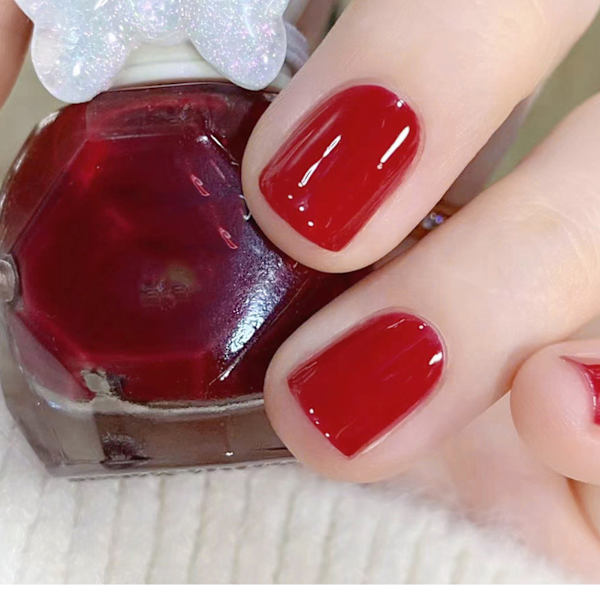 Nagellack Gel Vattenbaserad Hög Glans Blank Hållbar Frostad Nagellack för Damer B04