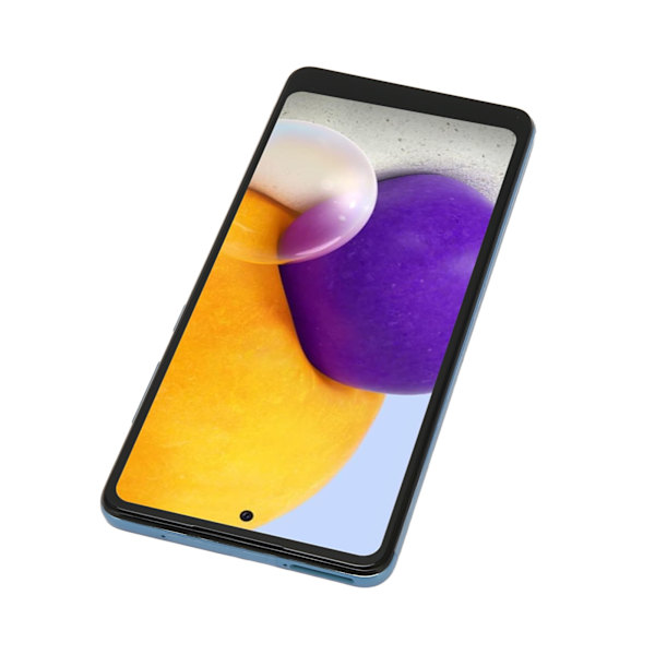6,7 tum organisk LED-skärmersättning med fingeravtryckssensor för Samsung Galaxy A72 5G 4G SM A725 SM A725M DS Blå