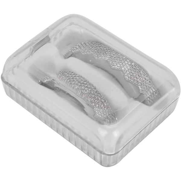 Tänder Set Herr Hip Hop Tänder Grillar Iced Out Punk Kvinnor Tänder Dekoration Argent