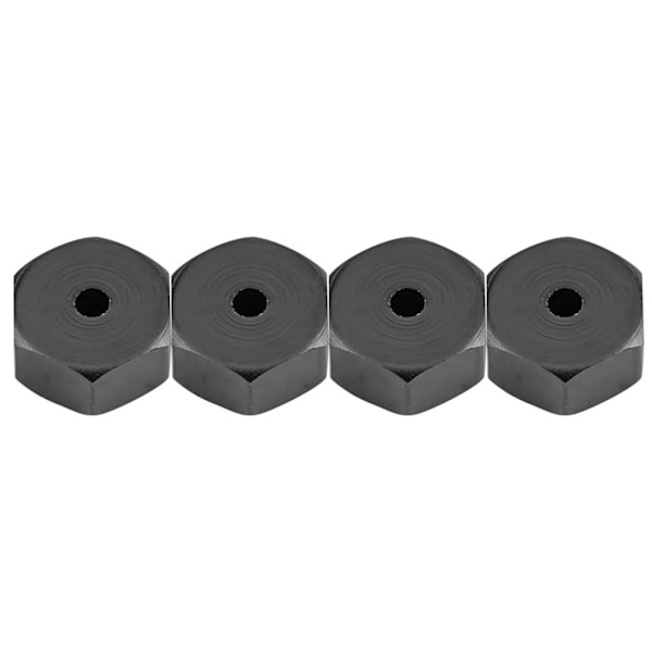 Aluminiumlegering 5mm till 12mm Hjulnav Adapter för WPL 1634 RC Lastbil (Svart)