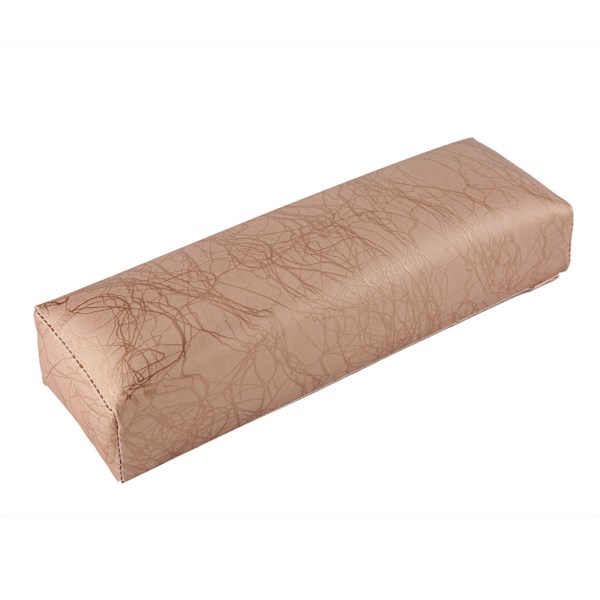 Stribet Høj Kvalitet Læder Neglekunst Pude Manicure Blød Svampe Hånd Hvil Rest Cusion Holder 01#