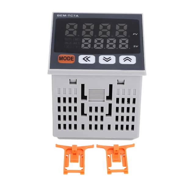 PID temperaturkontroller 72x72mm digitalt display intelligent termostat AC 100-240V