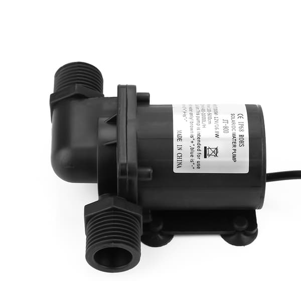 Mini DC Borstlös Vattenpump för Liten Fiskdamm 12V -40℃ ~100℃