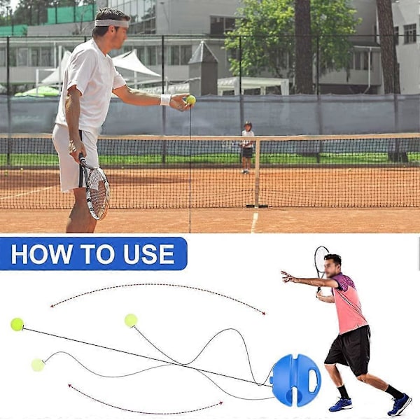 Tennisboldtræner, Bærbar Tennisservetræner Praktisk Tennistræningsværktøj