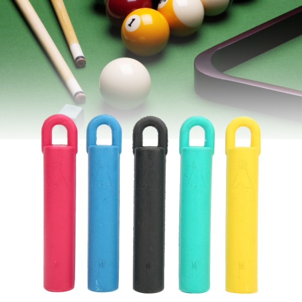 5 STK Gummi Profesjonell Snooker Snooker Billiard Cue Tips Henge Henge Klemme Holder Verktøytilbehør