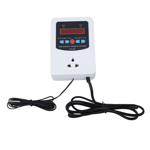 1500W Drivhus Temperaturregulator Digital Lufttemperaturregulator Termostat LCD Display 10A EU Stik 220V