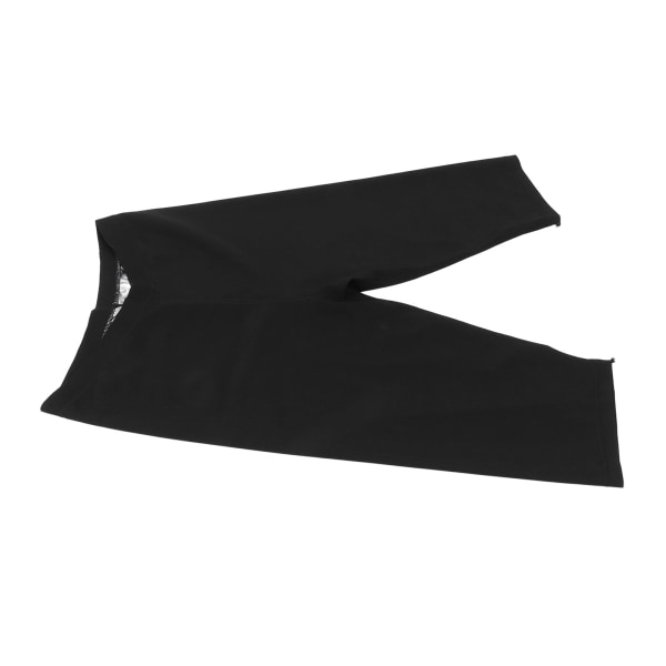 Dam Bastu Shorts Andas Stretchy Dam Slimming Compression Leggings för träning Löpning Vandring L/XL