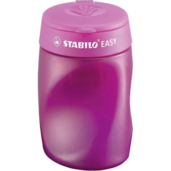 Ergonomisk blyantspisser - Rosa - Med vannreservoar - For høyrehendte