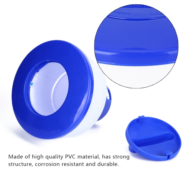 PVC vahva rakenne 8 tuuman kokoontaittuva uima-allas kemiallinen kelluva automaattinen puhdistus annostelija Spa lisävaruste
