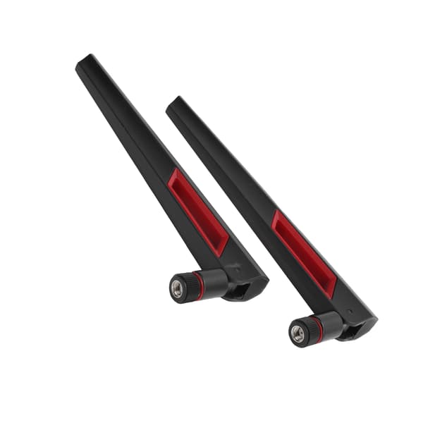 2 stk. IPEX4 til SMA-kabel for M.2 WiFi Bluetooth ekstern forlengelse 2 stk. AC88-antenne