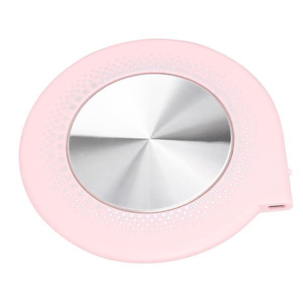 55℃ Multifunksjonell USB Kopp Krus Isolasjonsmatte Skrivebordsisolasjonspute Coaster (Rosa)