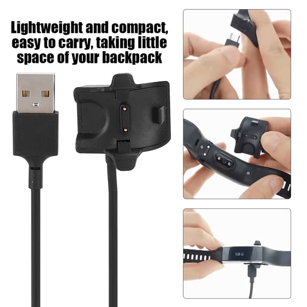 2 STK Hon-345 Smart Armbånd Lader Ladekabel Dock for Huawei Honor Band 3/4/5
