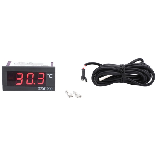 Mini LCD digital temperaturpanelmätare Termometer temperaturindikator -40℃ - +110℃
