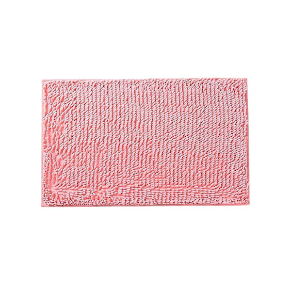 Gulvtæppe til stue, soveværelse, køkken, toilet, badeværelsesmåtte, sengetæppe (Farve: Rosarød, Specifikation: Ca. 500x800mm)