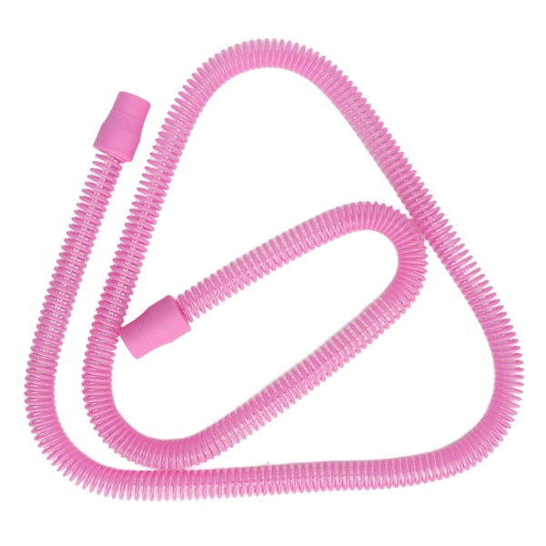 Udskiftning af åndedrætsmaskinerør. Blødt rør med gummiforbindelser Pink