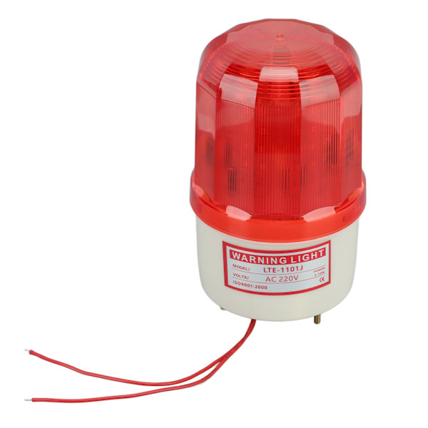 10W LED roterende alarmlampe 360 graders blinkende nødalarmlampe for skyvedørsmaskin teleskopisk dør 220V