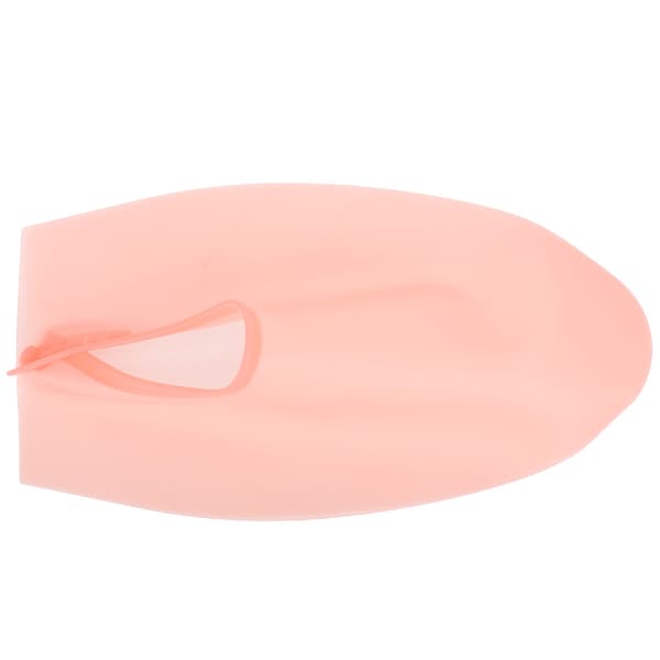 Elastisk hårklippsko-deksel i silikon, vaskbart støvtett skobeskyttelse for frisør, rosa