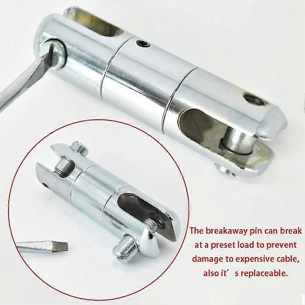 Kabeltrekksvirvel Wire Breakaway Swivel 5 Ton - 1 stk