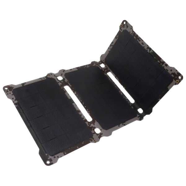 18V 5V 30W Fällbar Solpanel Bärbar Fällbar Monokristallin Solpanel för Utomhusaktiviteter Camping Vandring Bergsklättring Kamouflage
