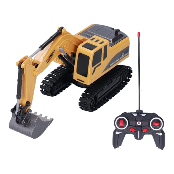 1/24 Fjärrkontroll Crawler Grävmaskin Simulering RC 6 Kanal Grävmaskin Byggfordon Leksak
