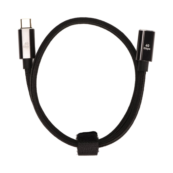 USB C til USB C-kabel Type C USB4.0-datakabel for Thunderbolt 4 PD100W Hurtiglading 40Gbps 8K 60Hz Type C-forlengelseskabel 50cm