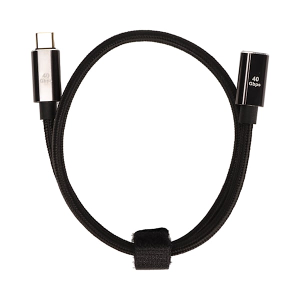 USB C til USB C Kabel Type C USB4.0 Datakabel til Thunderbolt 4 PD100W Hurtigopladning 40Gbps 8K 60Hz Type C forlængerkabel 50cm