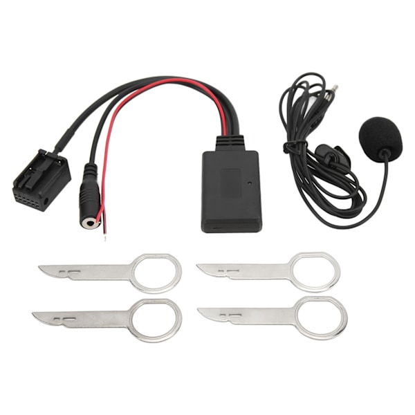 Trådlös Bluetooth AUX IN-adapter Hands Free med mikrofon Ersättning för Focus 2004 On‑Wards 6000CD
