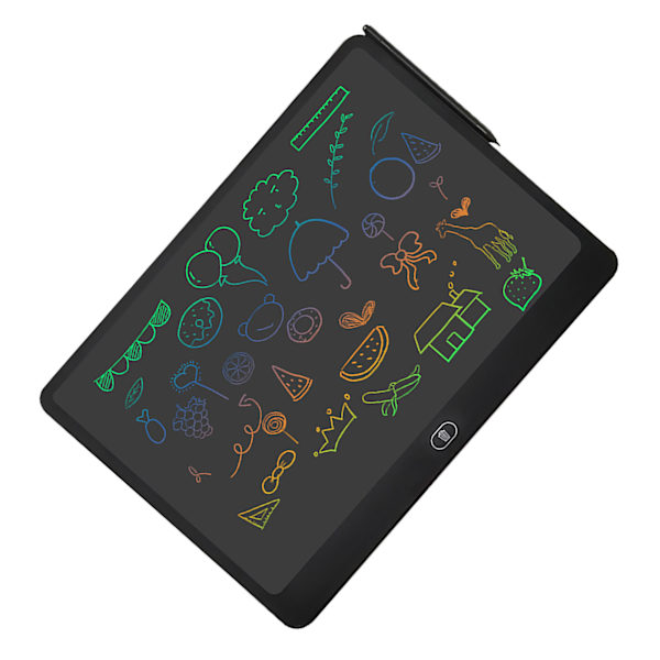 16 tommer elektronisk LCD skrivetavle farverig tegnetavle tablet til udendørs rejser sort