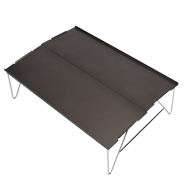 Bærbar udendørs vandreture foldbar aluminiumlegering enkelt grill picnic spisebord