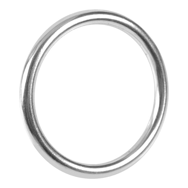 304 Rustfritt Stål Båt Marine Sveisede Ring O Rund Ring Polert Sirkel 6*40mm