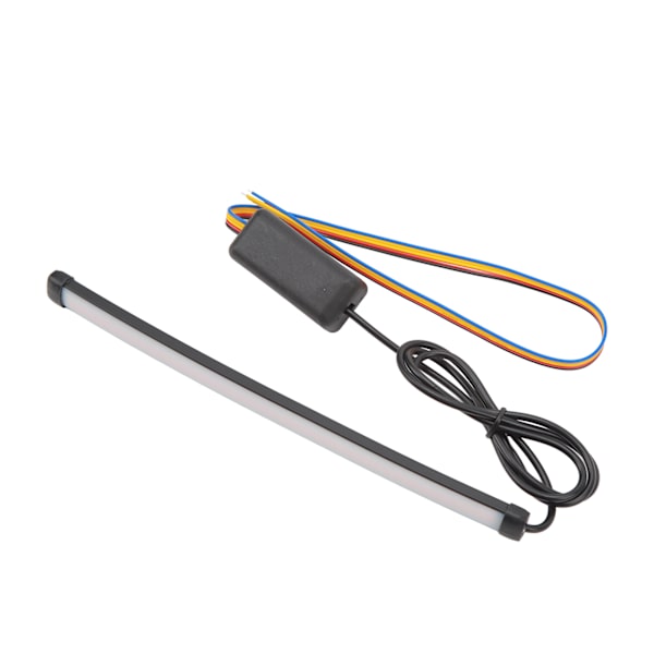 12V Bakbromsljus Flytande Gult och Rött Stopp Blinkersljus för Bil Motorcykel Elfordon 20cm / 7.9in