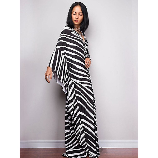 Zebra-mönstrade avslappnade kaftan-saronger