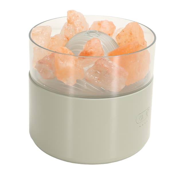 Aromalampe luftfugter farverig behagelig multifunktionel krystalsalt lysdiffuser DC5V 200ML til hjemmet grøn