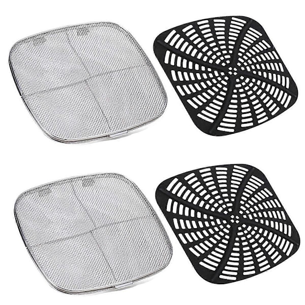 Roiskesuoja Ninja Air Fryer -sisägrilliin, musta