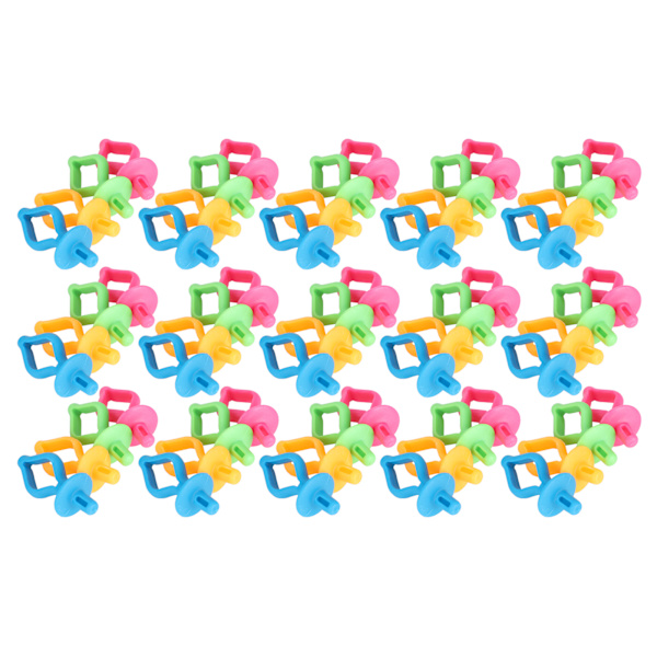 60 stk. spolesikring clips, silikone, anti-drop, brystvorteformet, til syning og broderi