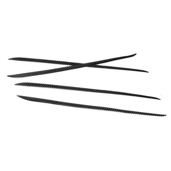 Karbonfiber Innendørs Dørpanel Stripe Trim Bil Interiør Tilbehør Passer for X1 E84 2011‑2015 LHD RHD