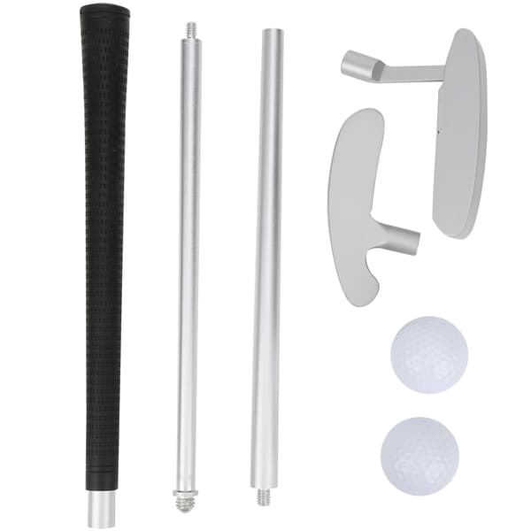 Golf Putter i Aluminium Legering til Venstre og Højre Hånd - Samles i 3 Dele - Voksen og Barn