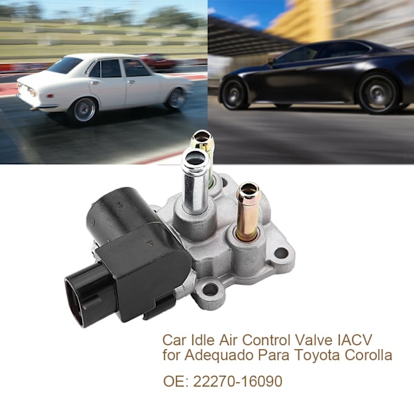 Tomgangsluftreguleringsventil IACV for Adequado Para Toyota Corolla 22270-16090