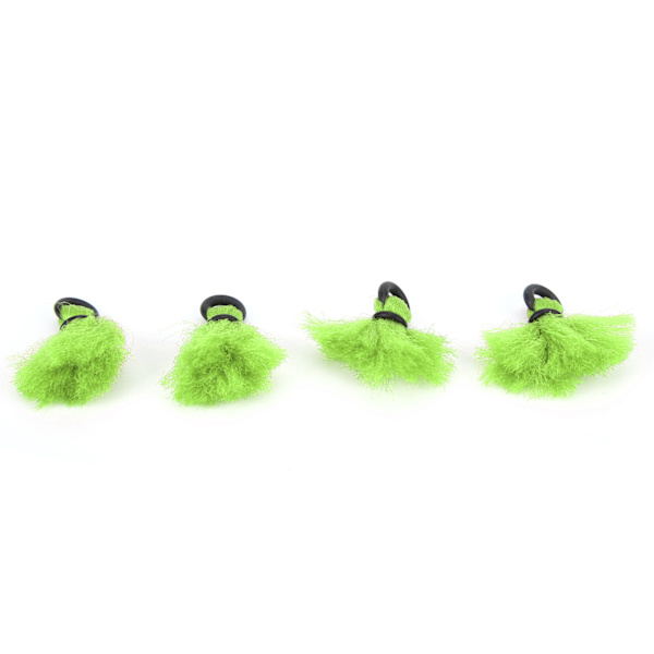 4 stk. Fly Fishing Float Garn Strike Indikatorer Drift Krog Positionering Floats BobbersGrøn