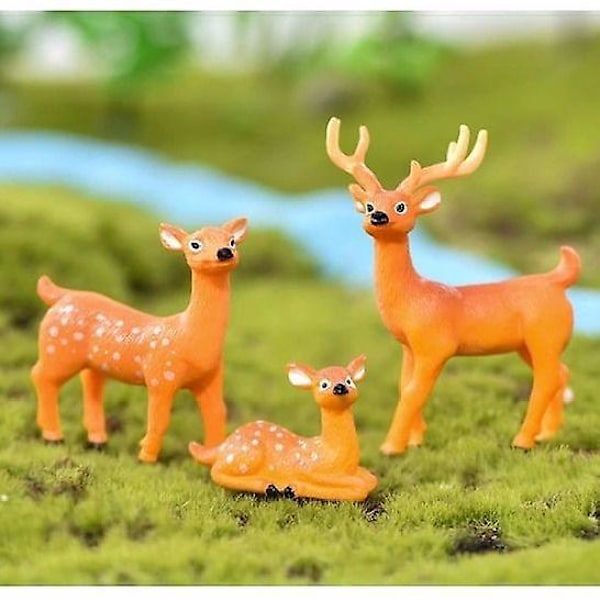 Miniature tilbehør til fehavefigurer, mikrolandskab, plantepotter og håndlavet bonsai-dekoration 3 stk.