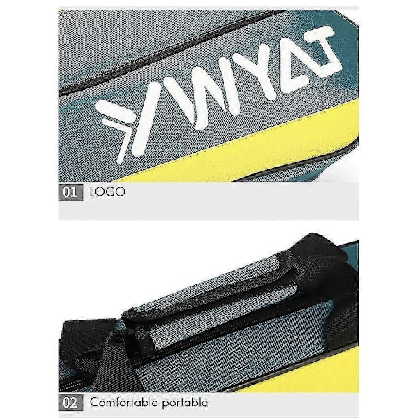 Badmintonbag Utendørs Sport Trening Fitness Racketbag Stor Kapasitet Vanntett Badminton Racq
