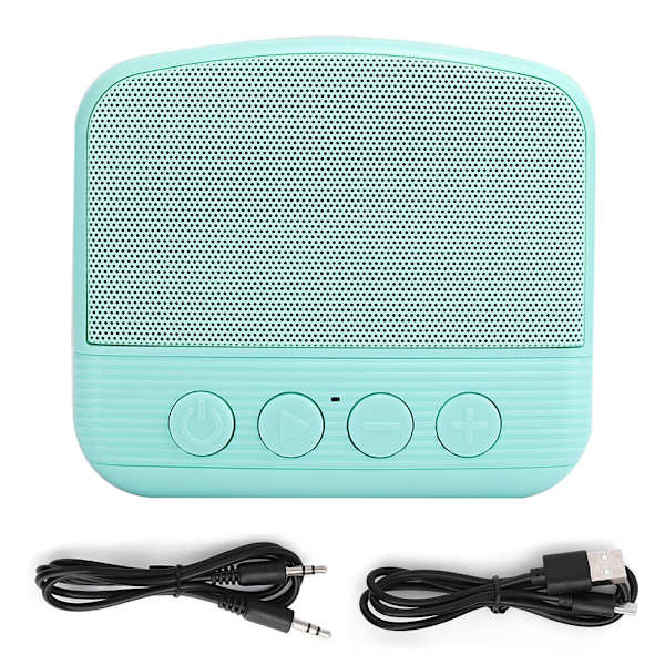 Trådlös Bluetooth-ljus liten sprickljudshögtalare bärbar ljudmobiltelefon utomhus mini subwoofergrön